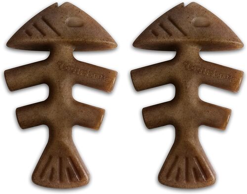 Puppy Fishbone Chew Toy - 2-Pack