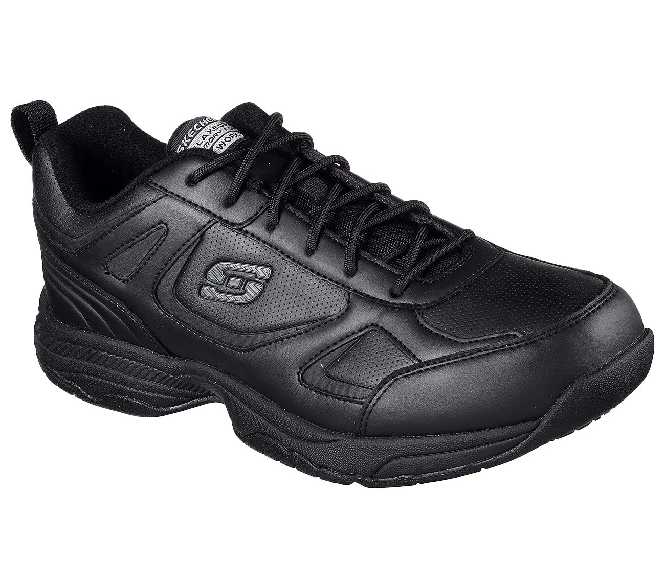 Men's Work Relaxed Fit Dighton SR Black Shoe