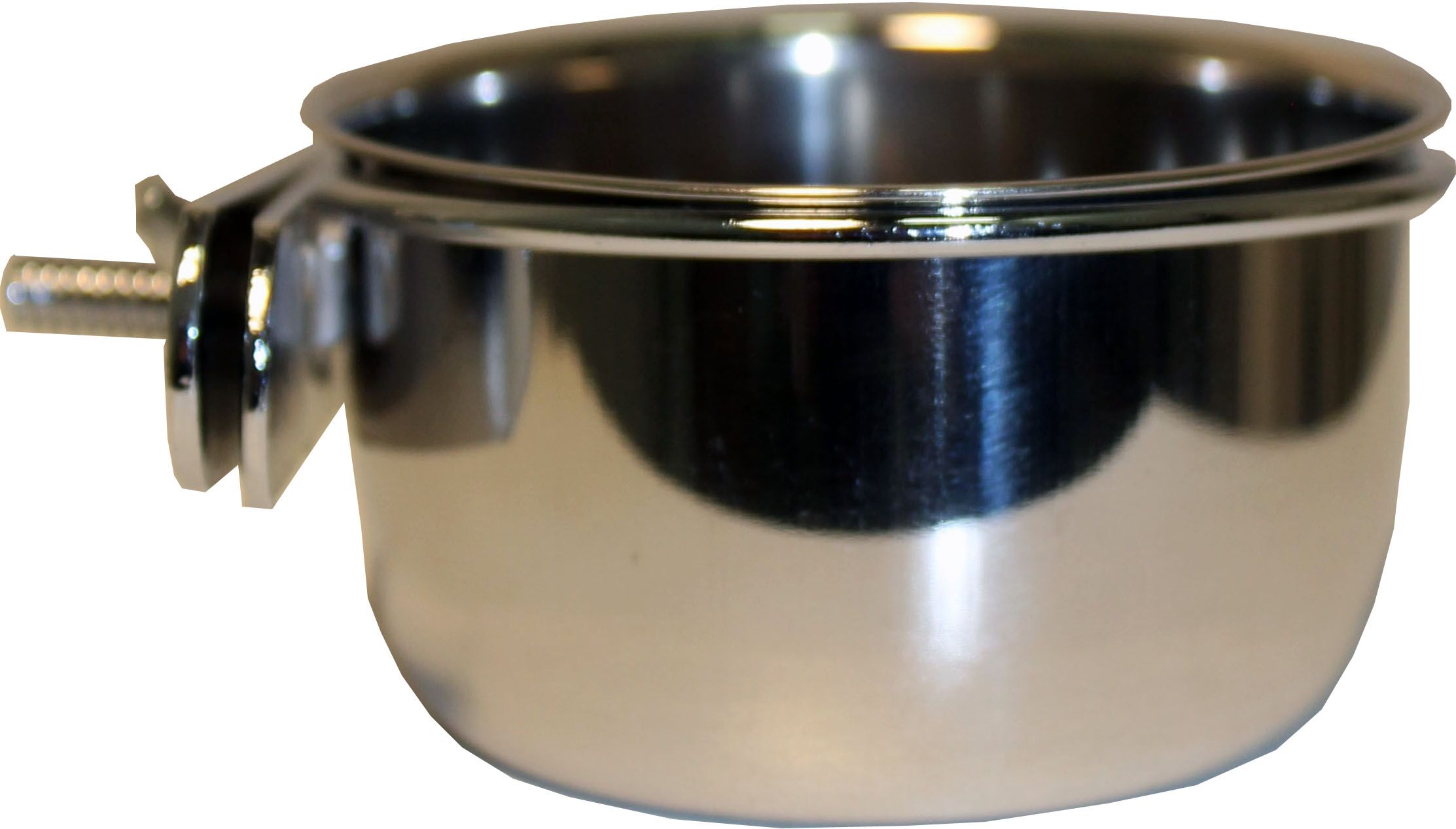 Stainless Steel Coop Cup with Bolt Hanger