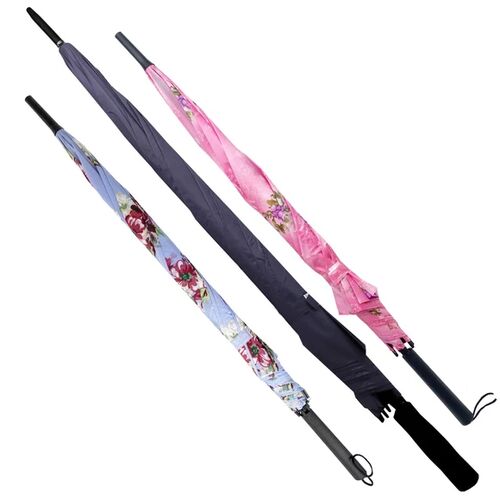 48" Auto Open Straight Metal Umbrella
