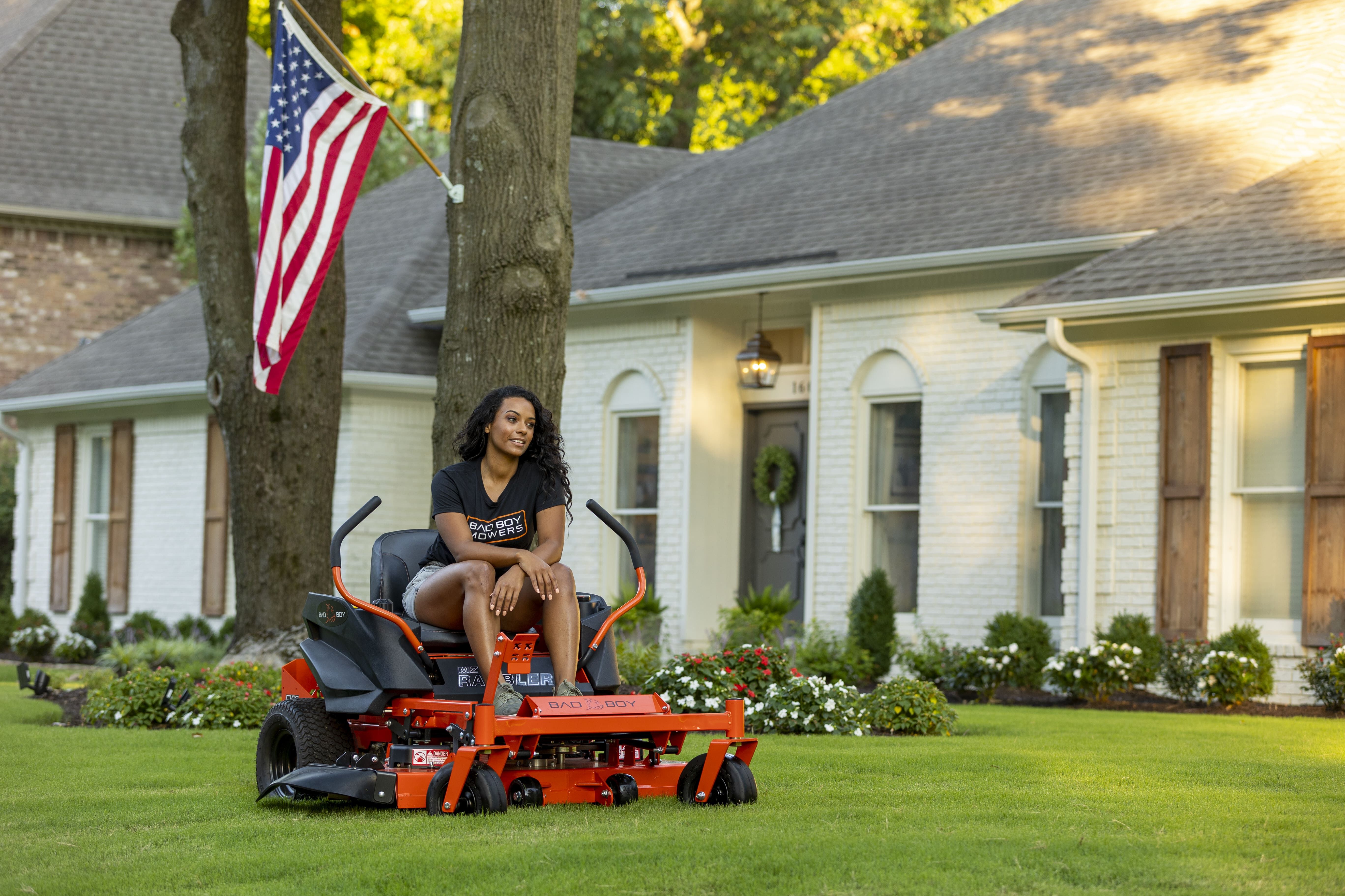 K E N W O OD 1200MHｚTM521 Bad Boy Mowers MZ Rambler Zero Turn Mower with 42