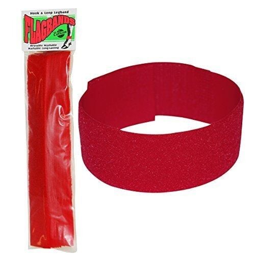 Fabric Flagband Leg Bands in Red - Pack of 10