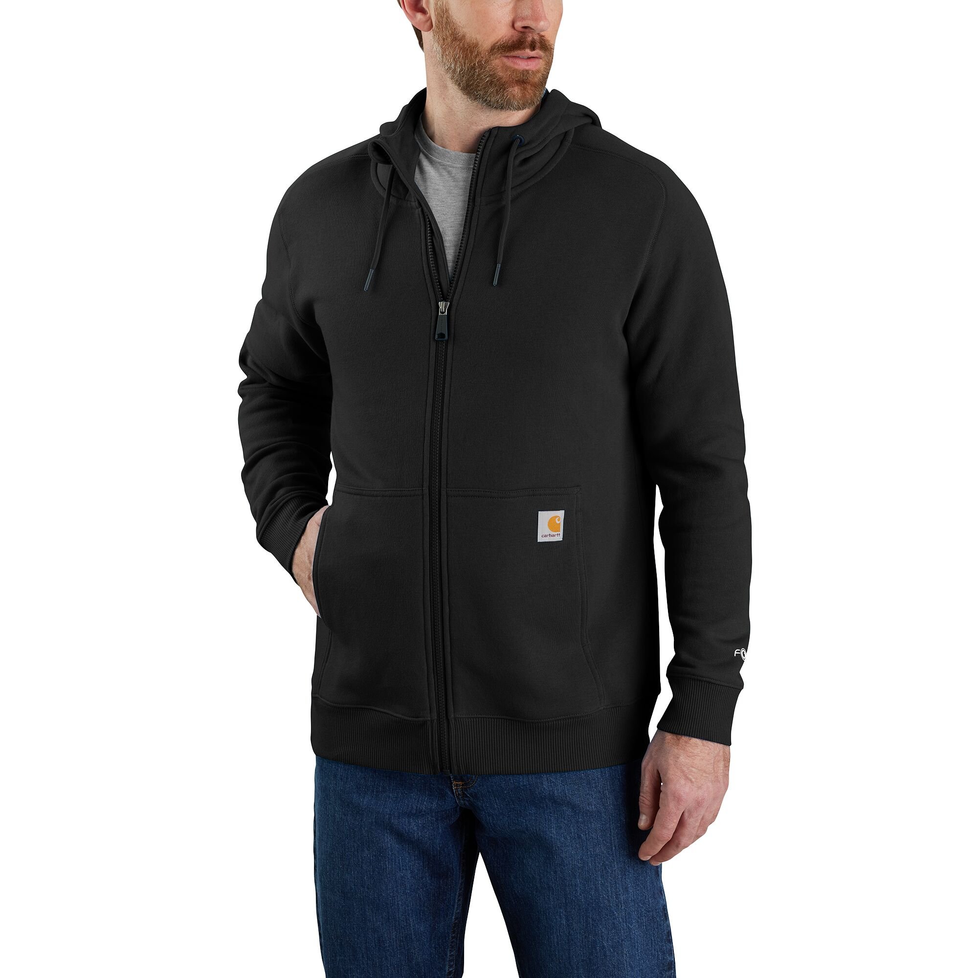 Men's Force Relaxed Fit Lightweight Full-zip Sweatshirt