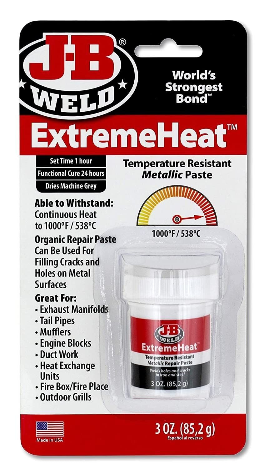 J-B Weld ExtremeHeat Temperature Resistant Metallic Paste