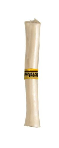 Supreme Retriever Roll White Rawhide - 9-10"