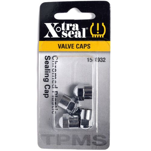 Chrome Valve Caps - 4 Pack