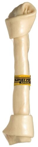 Rawhide Supreme Knotted Bone White - 15-16"