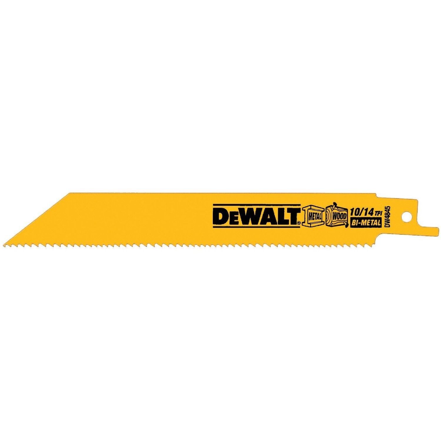 Straight Back Bi-Metal Reciprocating Saw Blade