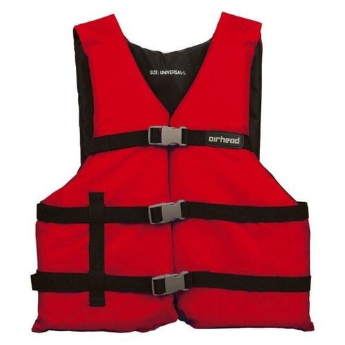 Super Large Open Side Red Life Vest