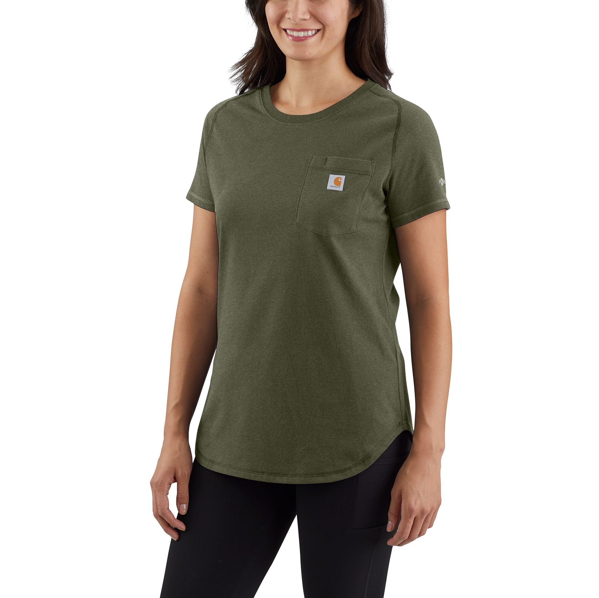 Women's Short Sleeve Relaxed Fit Pocket T-Shirt