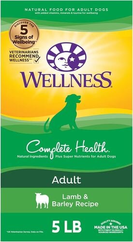Adult Lamb & Barley Recipe Natural Dry Dog Food - 5 Lb