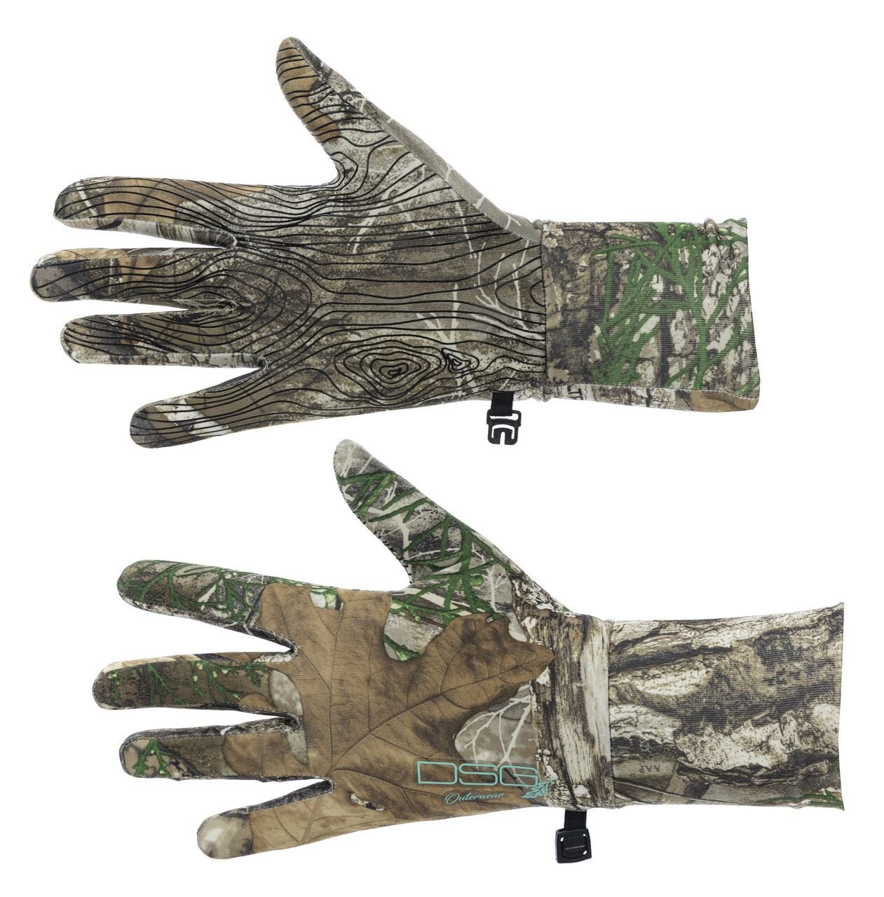 Women's D-Tech 3.0 Liner Gloves in Realtree Edge