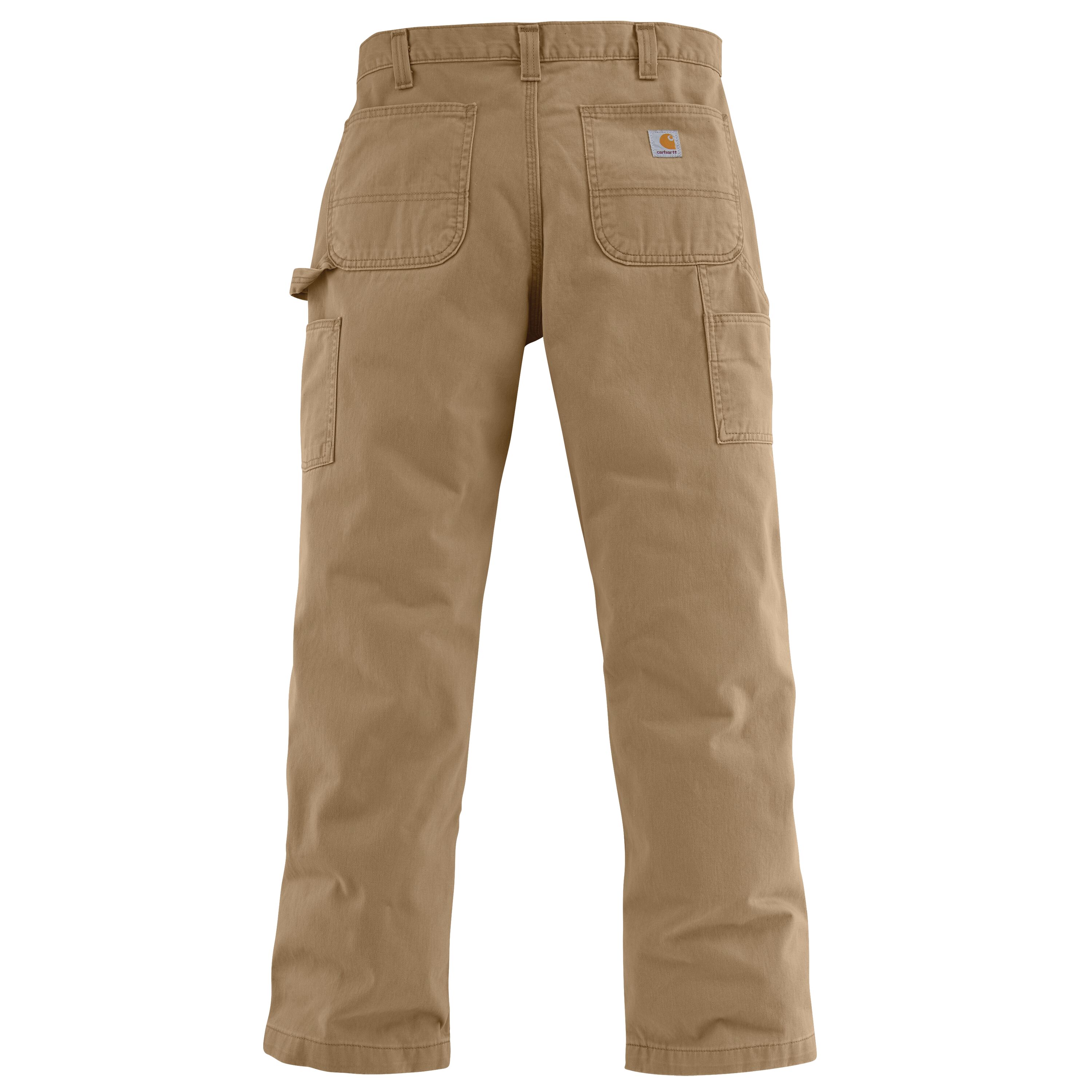 Men's Relaxed Fit Twill Utility Work Pant in Dark Khaki