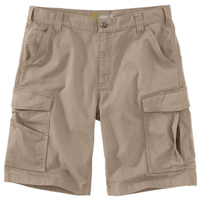 Men's Rugged Flex Relaxed Fit Canvas Cargo Work Short