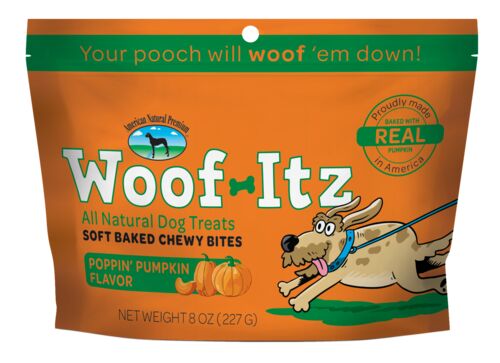 Woof-Itz Poppin' Pumpkin Treats - 8 oz
