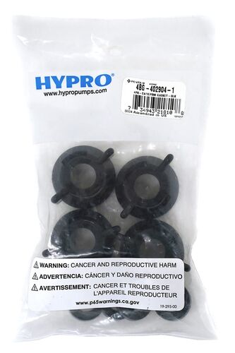 EPDM Gasket Cap in Black - 4-Pack