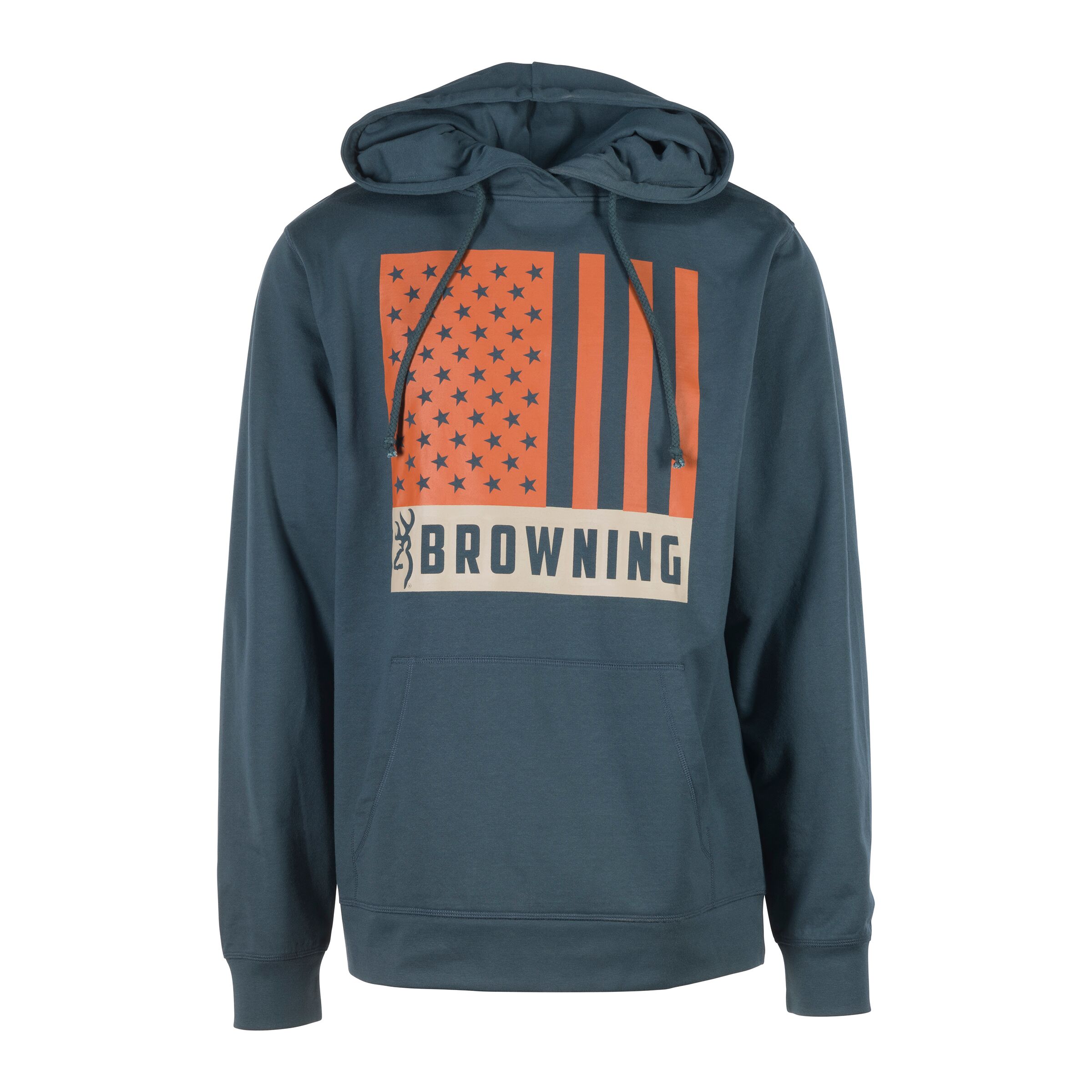 Men's Carter 2.0 Flag Hoodie in Midnight Navy