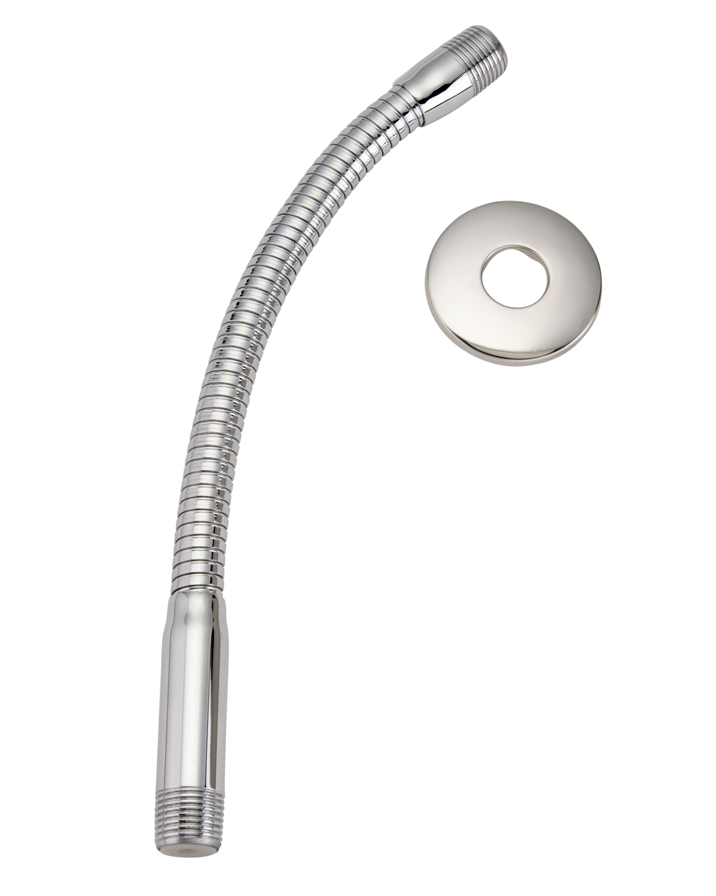 11.5" Flexible Memory Flange Finish Shower Arm