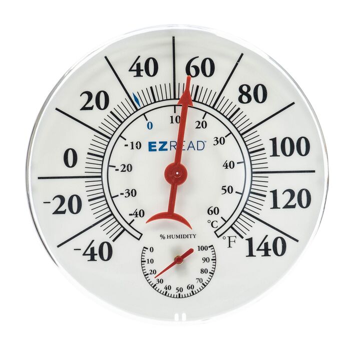 EZRead Dial Thermometer and Hygrometer