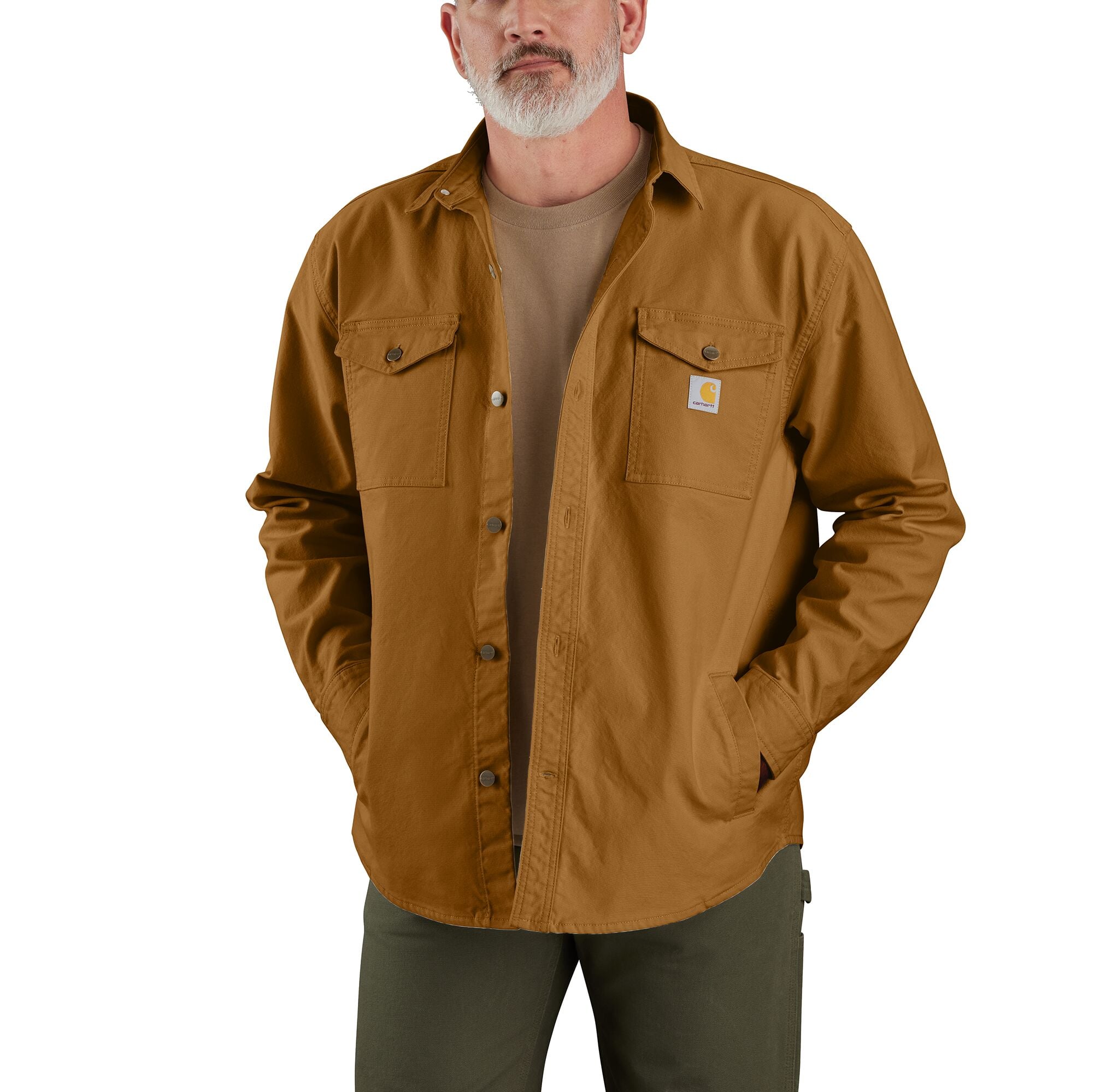 Carhartt Men's Montana Rugged Flex Heavyweight Duck Shirt Jacket