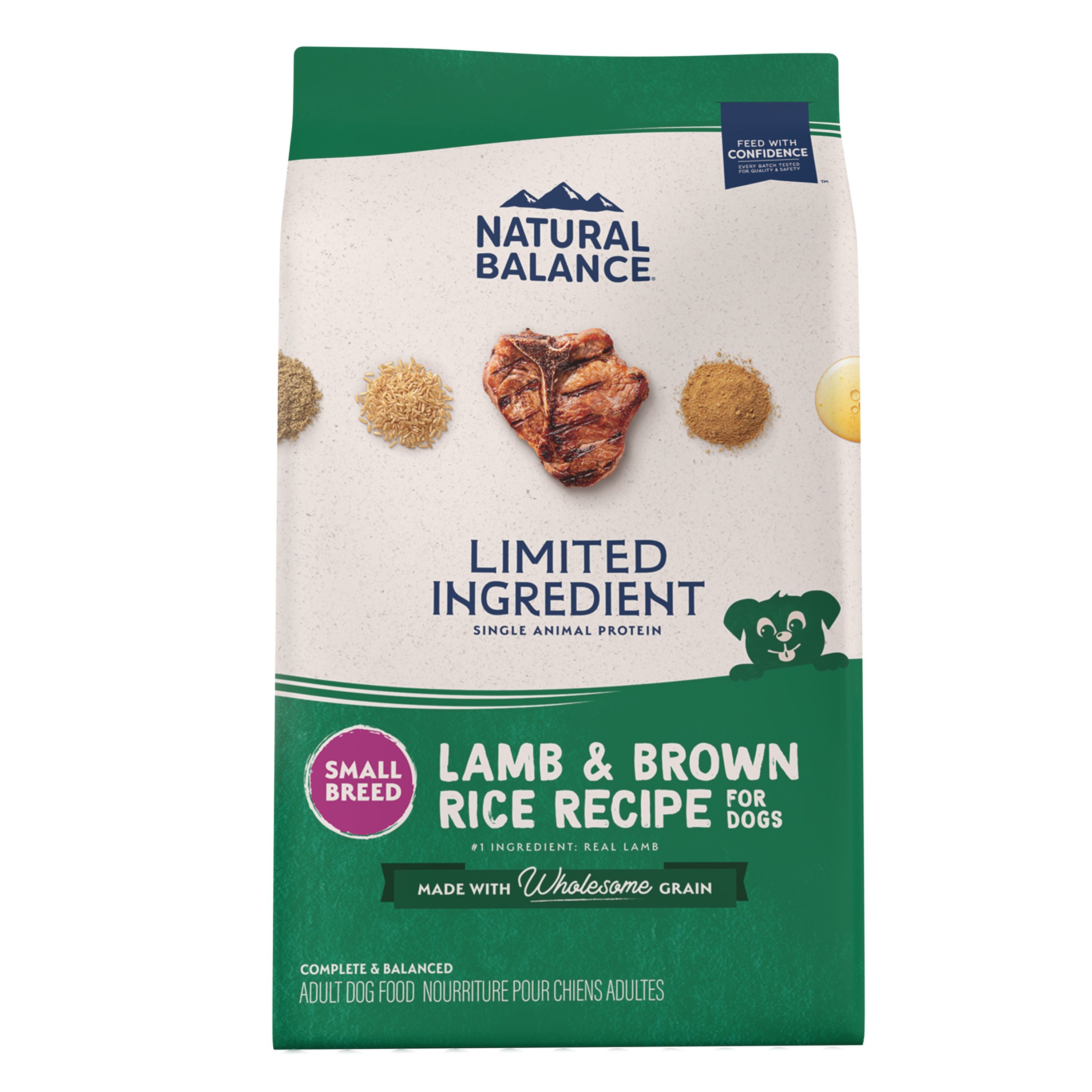 Lamb & Brown Rice Small Breed Bites Recipe Dry Dog Food