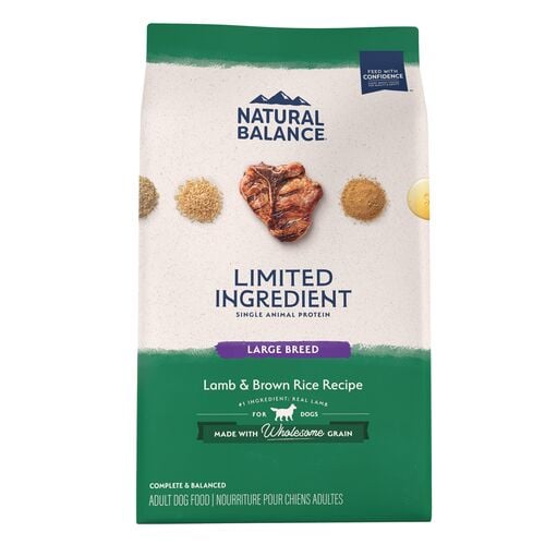 Lamb & Brown Rice Formula Large Breed Dry Dog Food - 26 Lb
