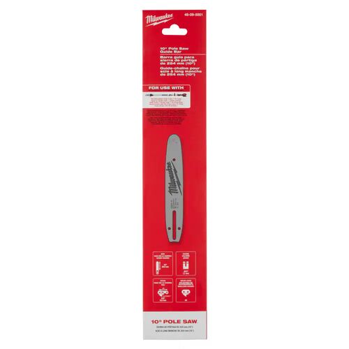 10" Pole Saw Guide Bar