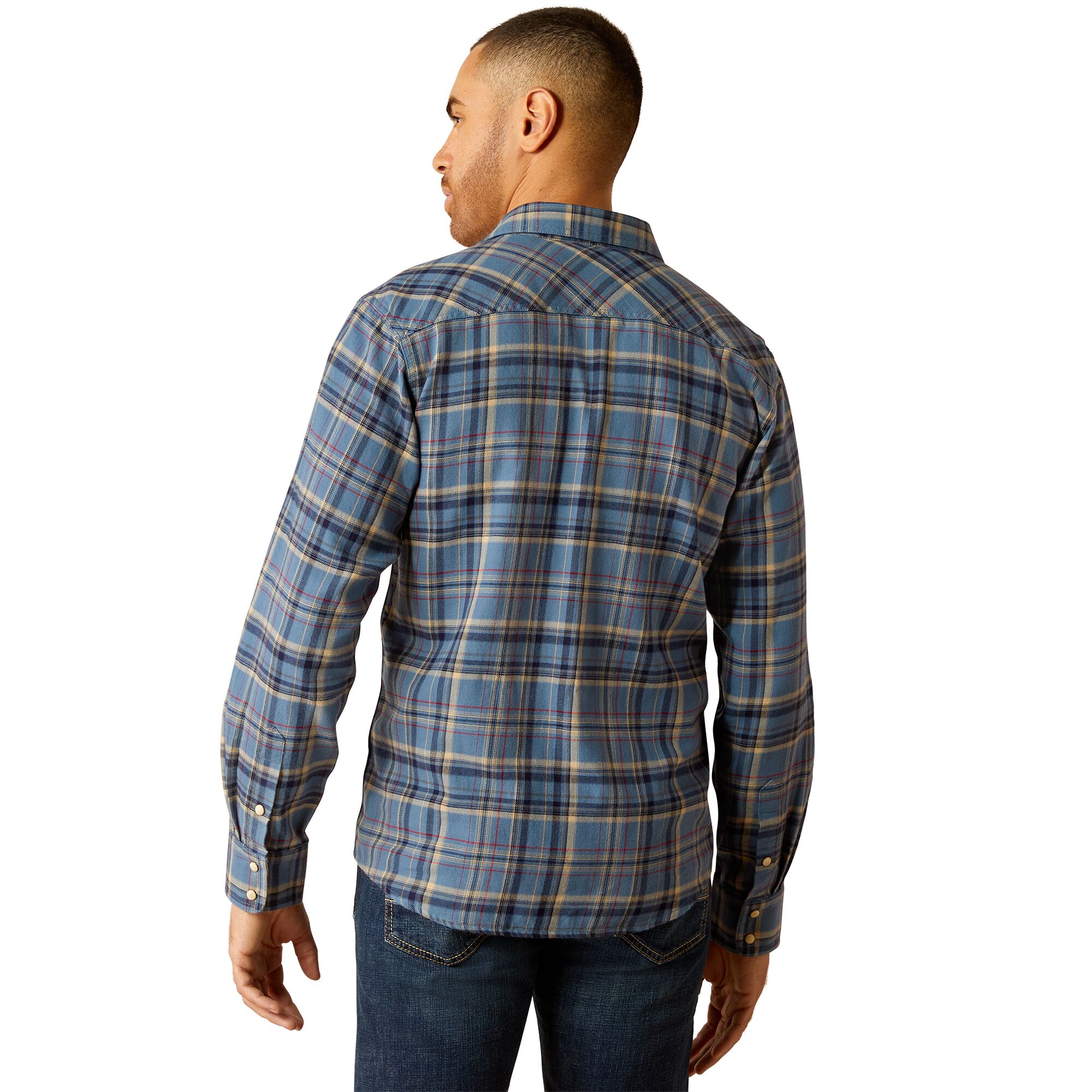 Men's Huntley Retro Fit Long Sleeve Western Shirt