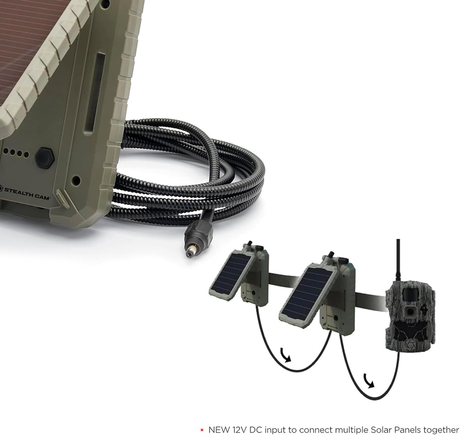 Stealth Cam 12V Durable Sol-Pak Solar Battery Pack