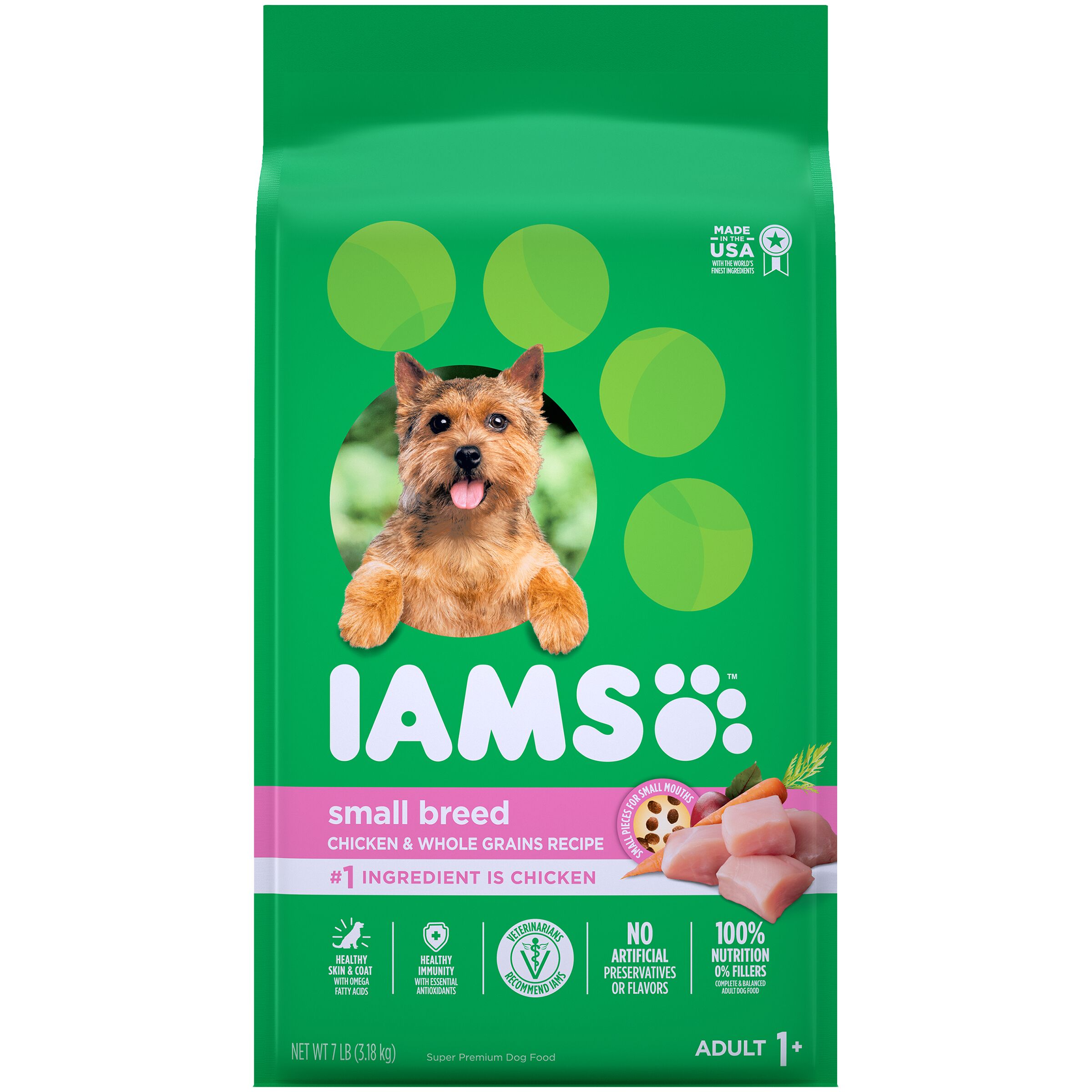 Small Breed Chicken and Whole Grains Adult Dry Dog Food
