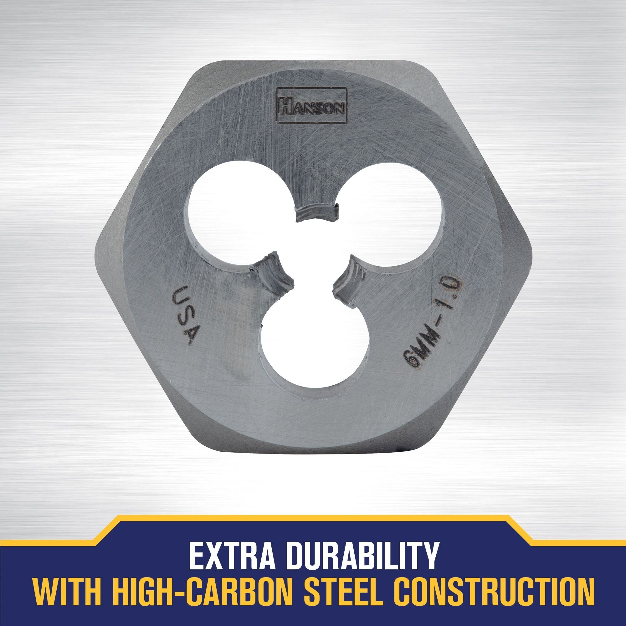 Metric Steel Hexagon Die