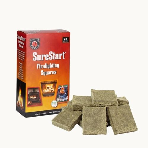 Surestart Firelighting Squares Pack of 24