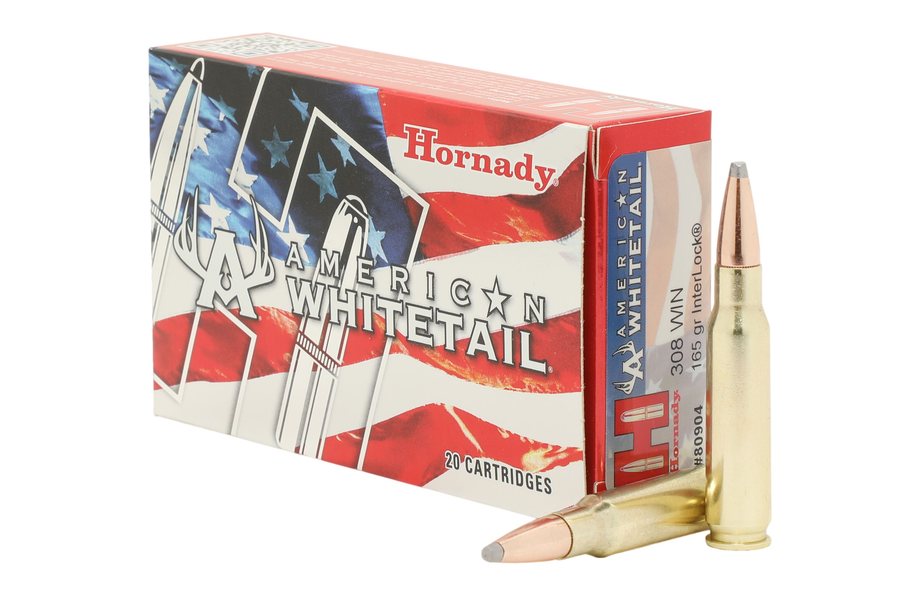 Hornady American Whitetail .308 Winchester 165 Grain Centerfire 