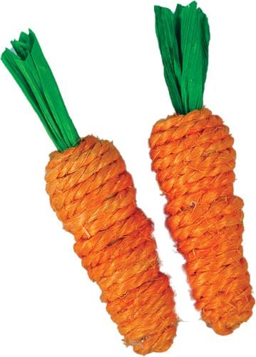 Carrots Loofah Small Pet Toy