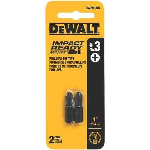 Phillips Style Impact Ready Bit Tip (2 Pack)