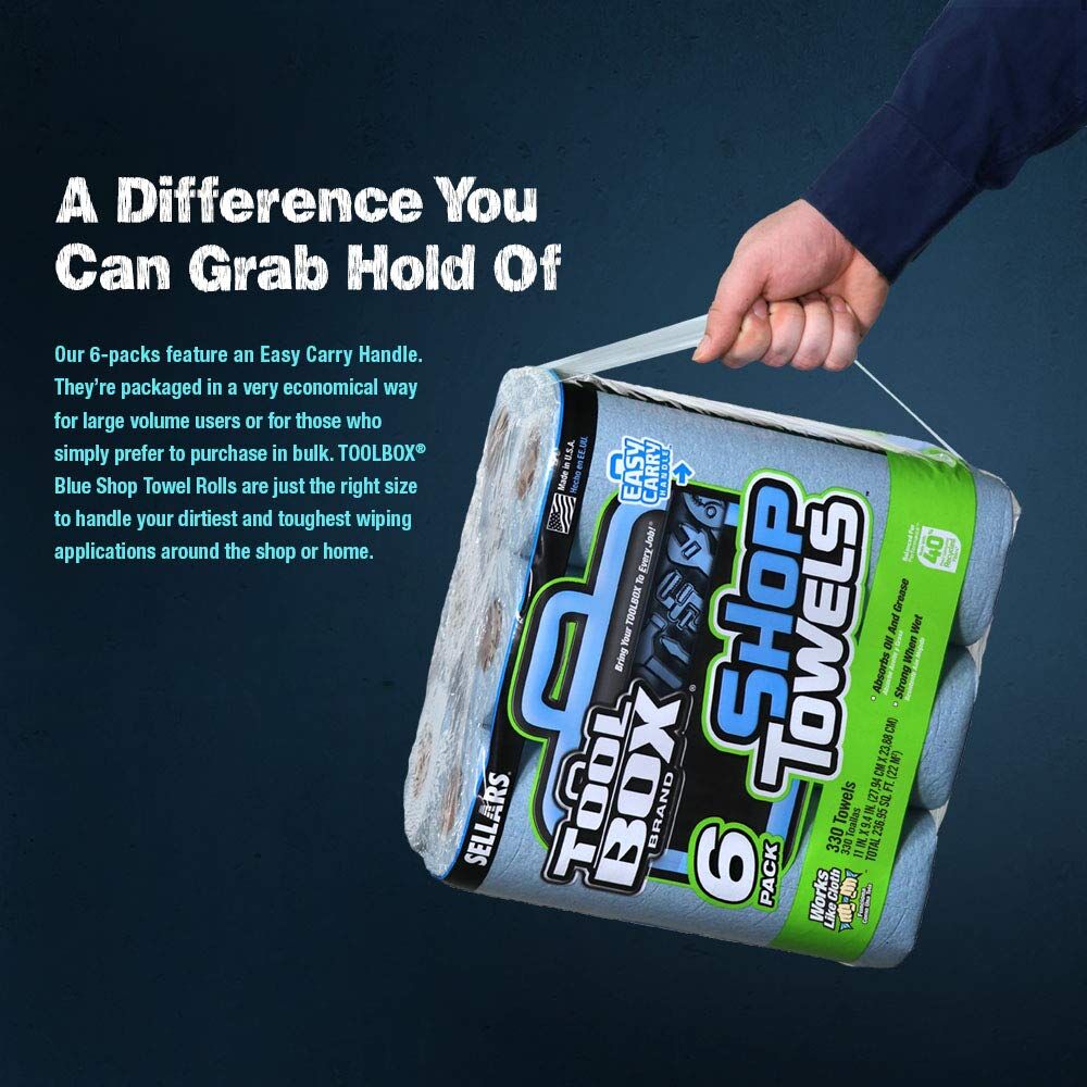 ToolBox Shop Towels - 6 Pack