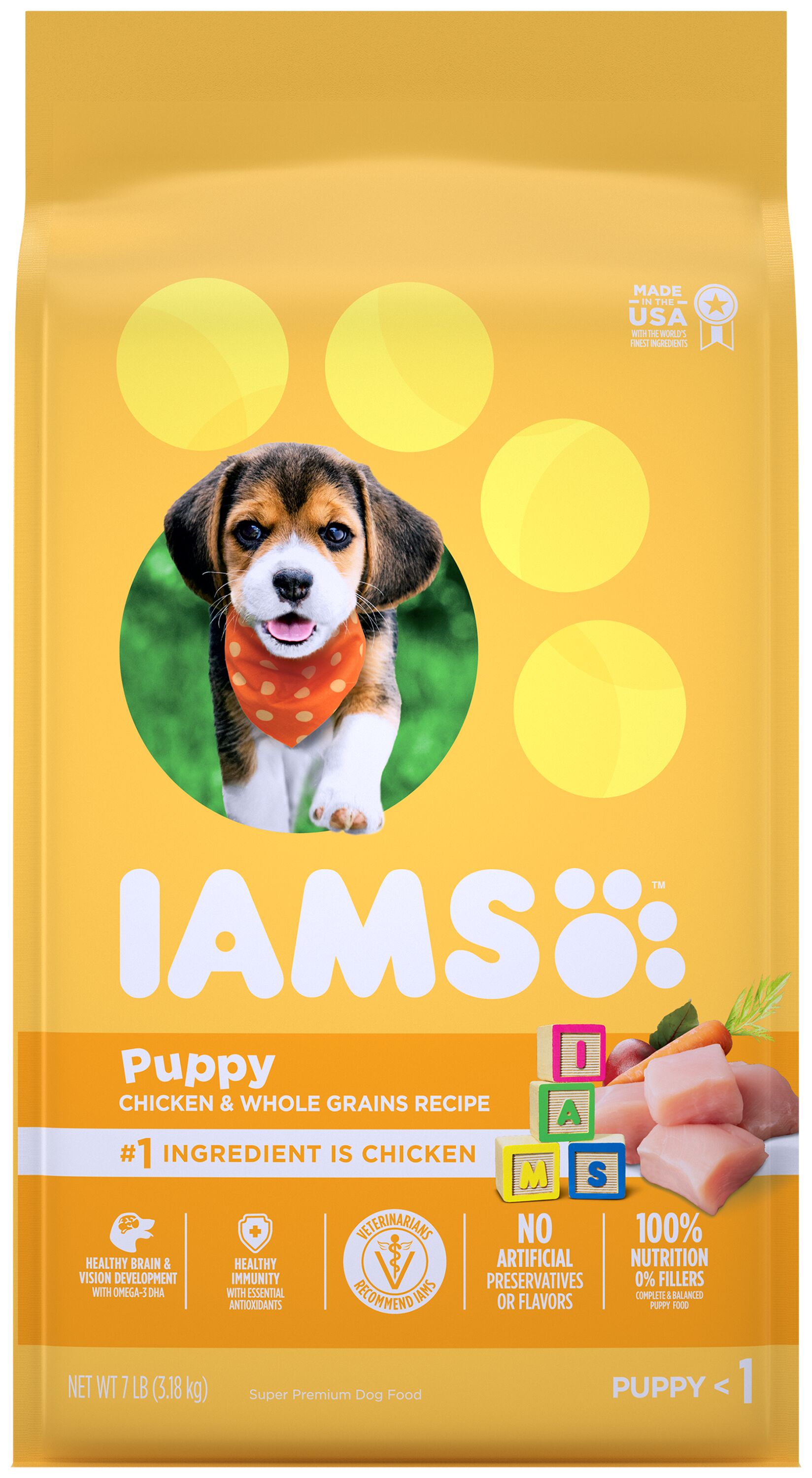 Puppy Chicken and Whole Grains Dry Dog Food