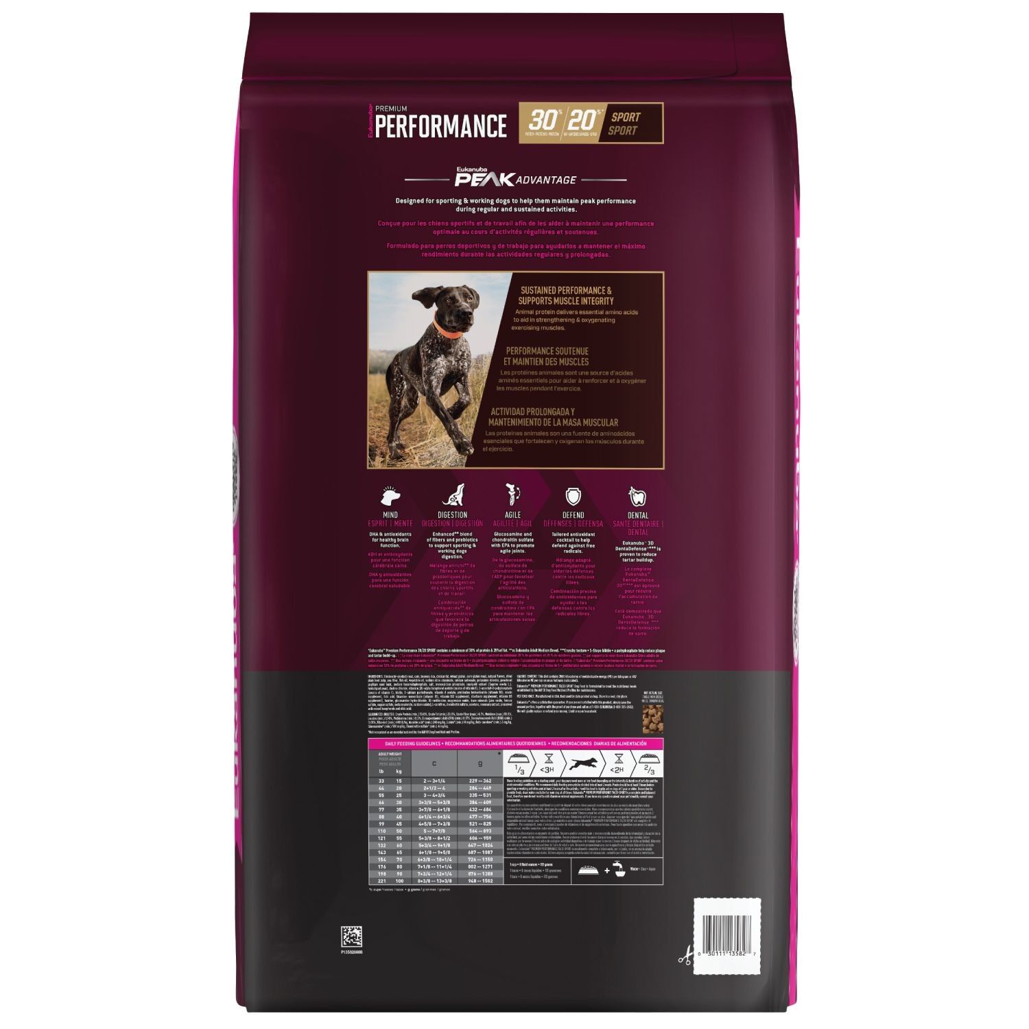 Eukanuba Premium Performance 30/20 Sport Dry Dog Food 28 Lb