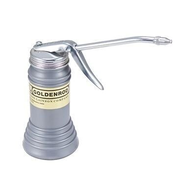 Pistol Pump Oiler Grey Plastic With Straight Nozzle
