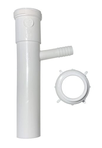 Dishwasher Tailpiece with 3/4" Branch - 1.5" x 8"