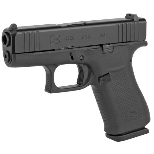 43X Subcompact Black 9mm 10 Round Pistol