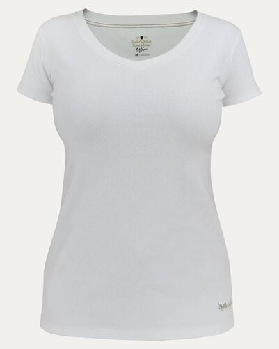 Women's V Neck Tug Free T-Shirt