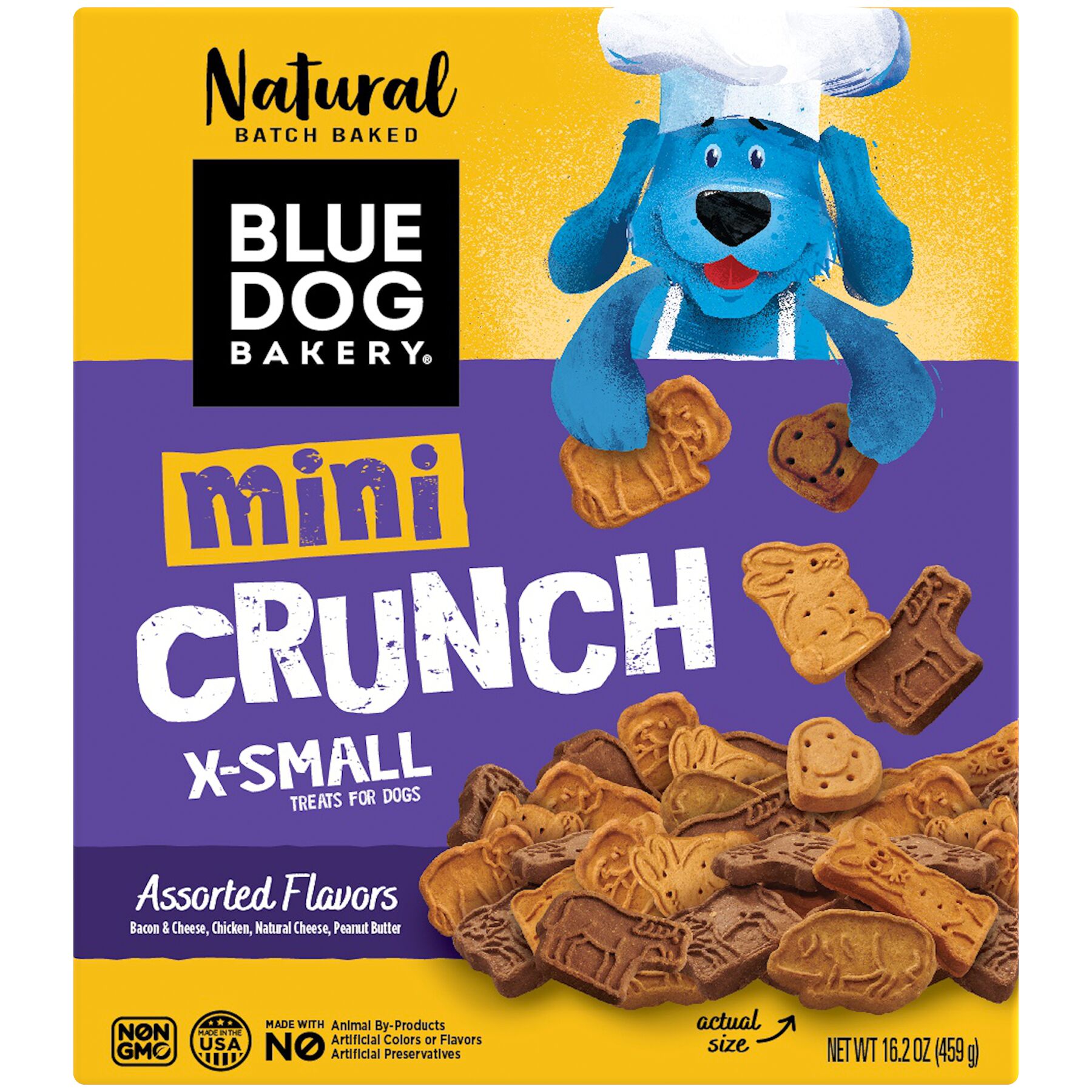 Blue Dog Bakery Mini Crunch X0Small Treats for Dogs in Assorted