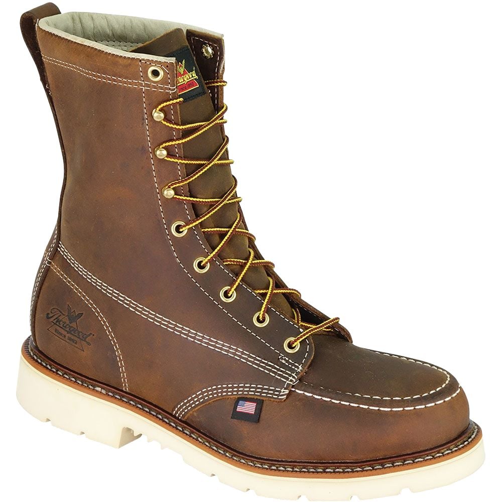 American Heritage 8" Trail Crazy Horse Safety Toe Moc Toe Maxwear90 Boot