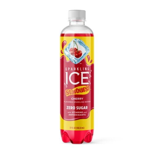 Starburst Cherry Flavored Sparkling Water - 17 oz