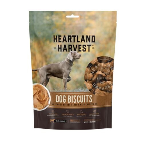 Peanutbutter Medium Dog Biscuits 4 Lb