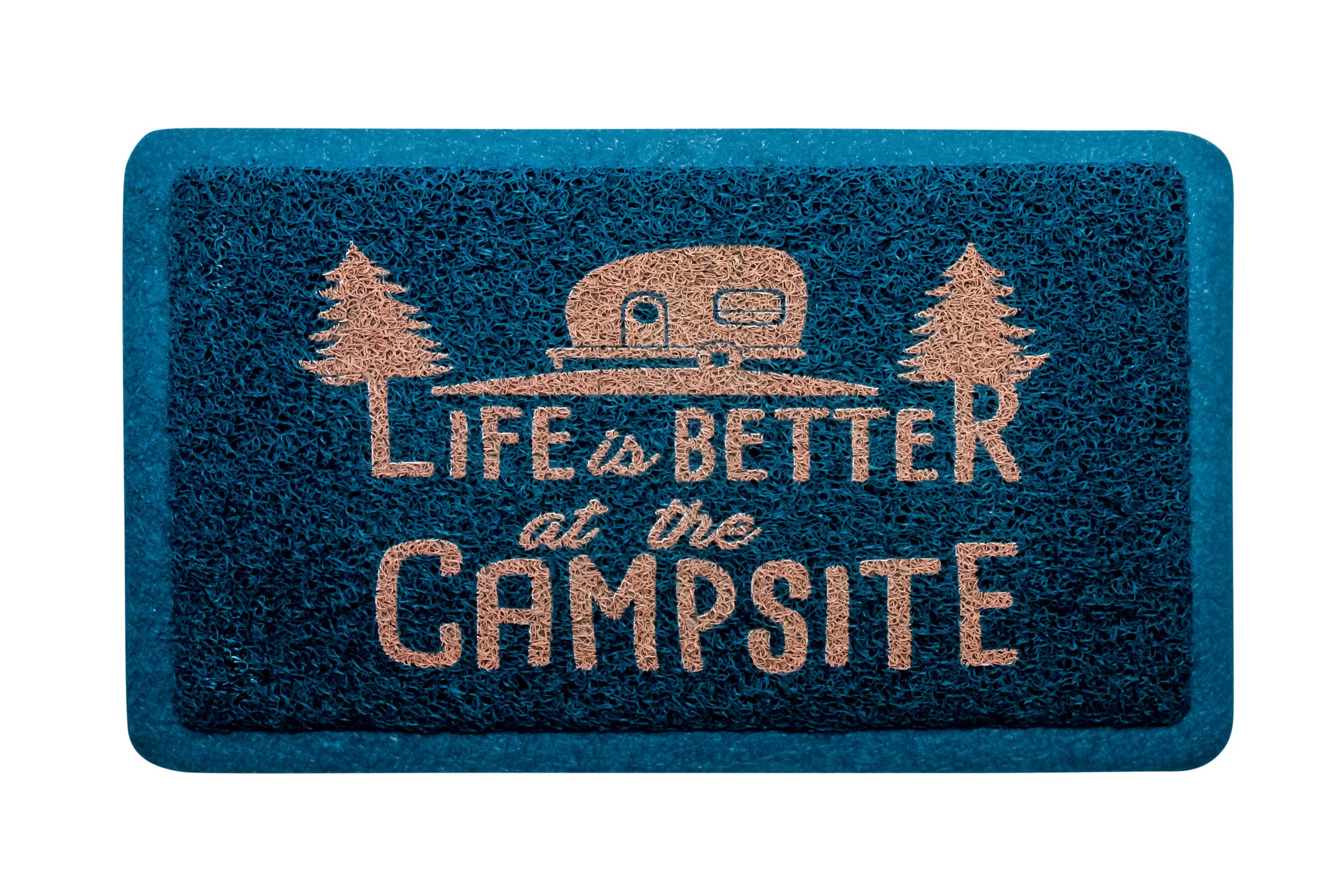 Life Is Better at The Campsite Outdoor/Indoor Welcome Mat