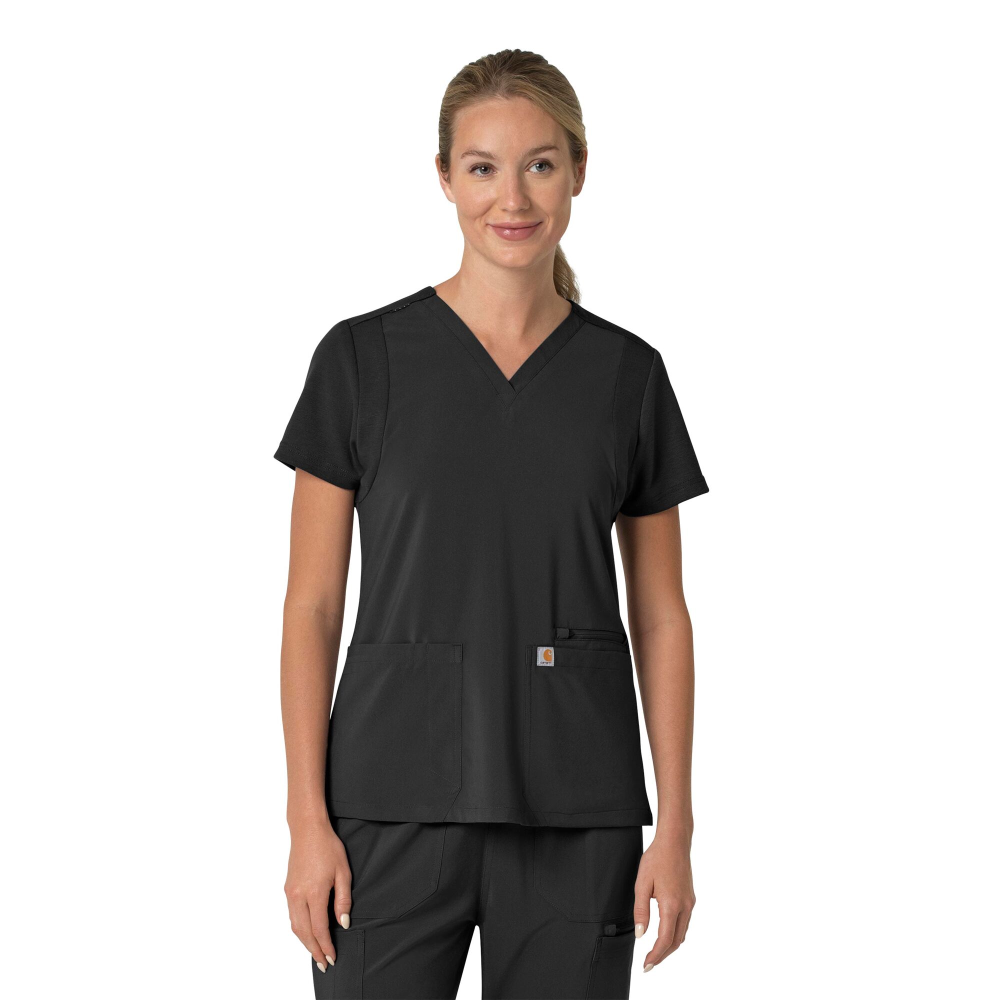 Women's Force Cross-Flex Flex Panel V-Neck Scrub Top