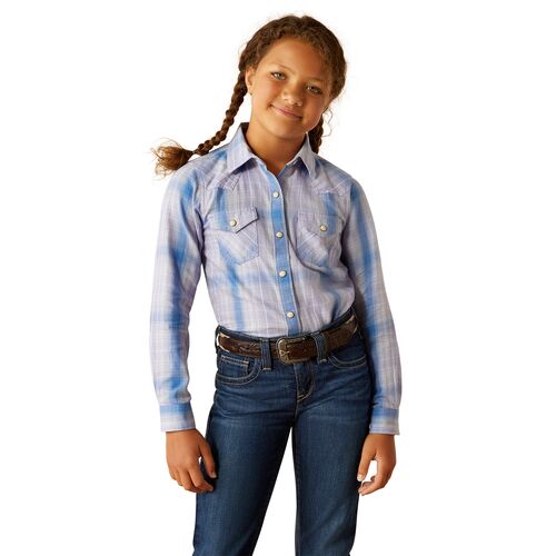 Girl's Anna Long Sleeve Button-Up Shirt