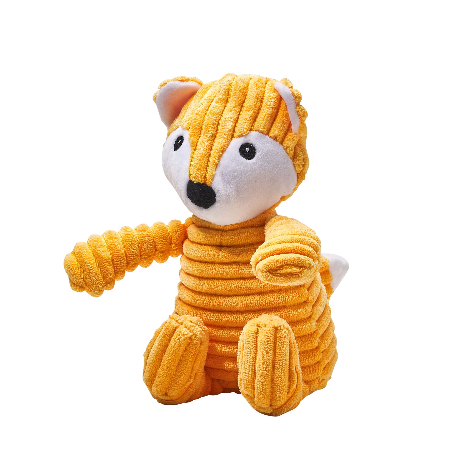 Main St. Pet Corduroy Fox Squeaky Dog Toy